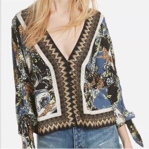 FREE PEOPLE Catch Me If You Can Blouse